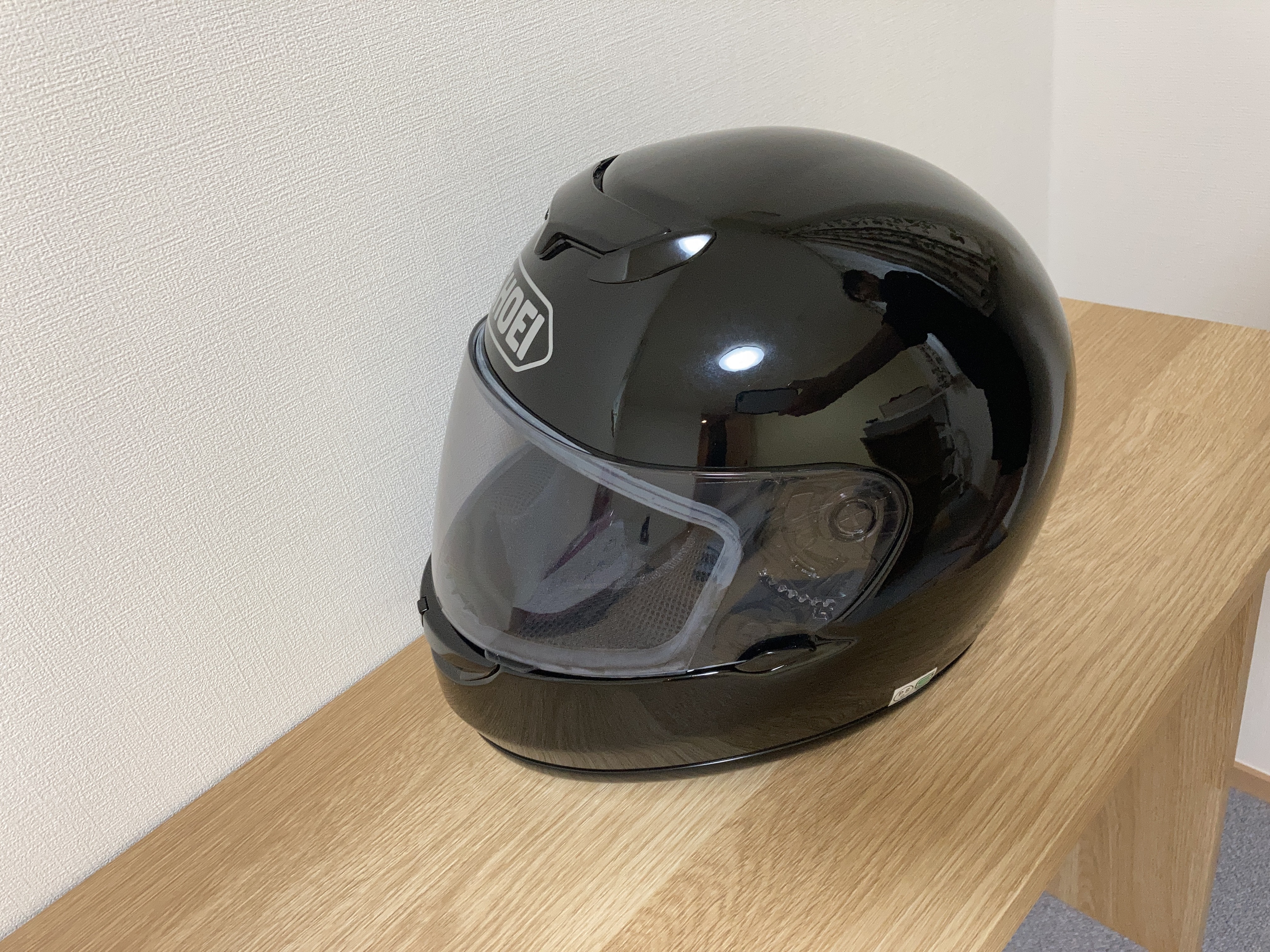 NEW即納SHOEI　ヘルメット　RFX BLACK フルフェイス　サイズS（55~56cm)数回使用美品 Sサイズ