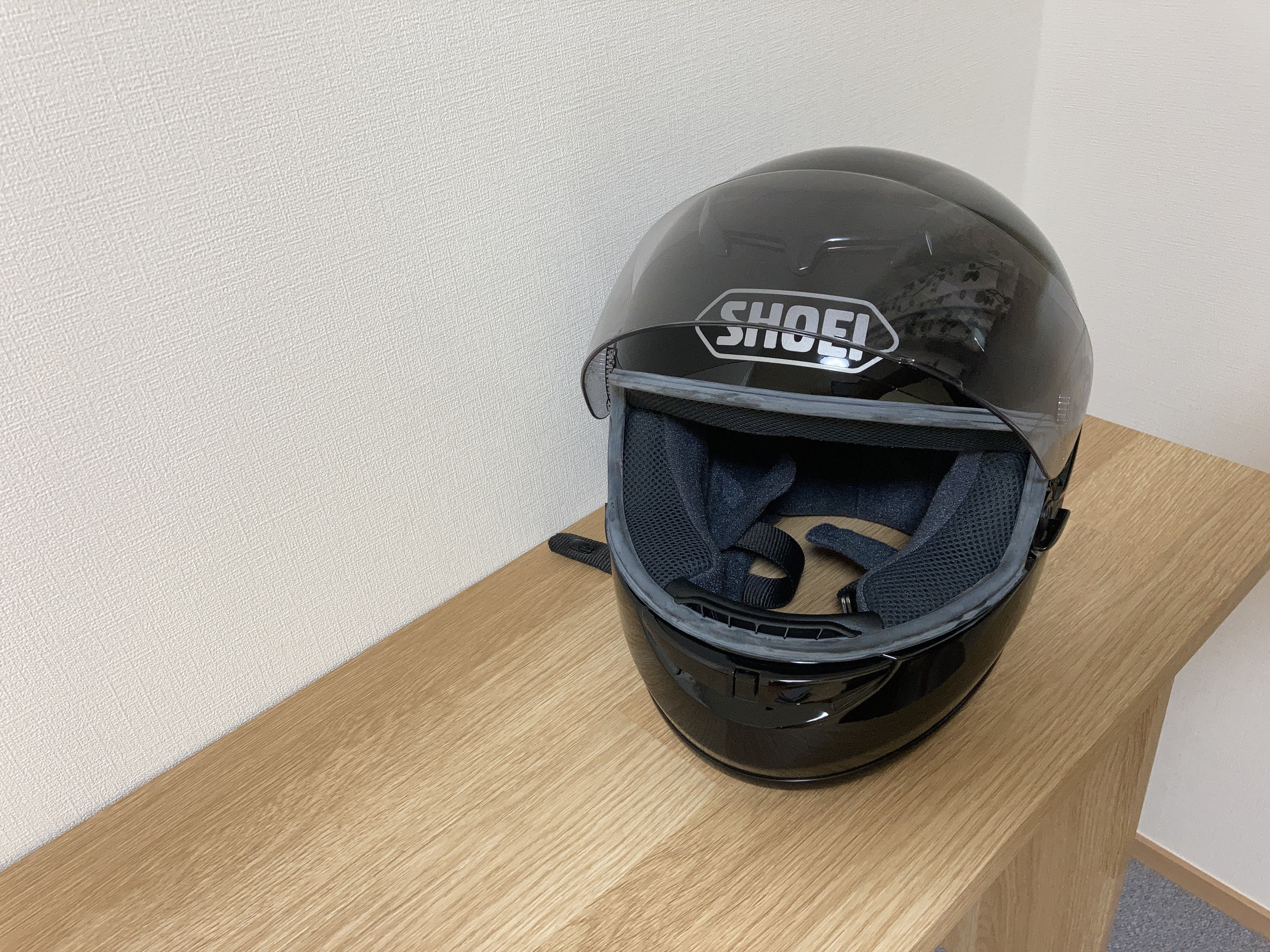 NEW即納SHOEI　ヘルメット　RFX BLACK フルフェイス　サイズS（55~56cm)数回使用美品 Sサイズ